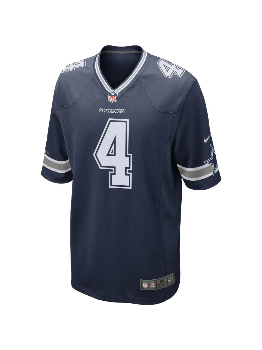 Men's Dallas Cowboys Dak Prescott Nike Navy Game Team Jersey