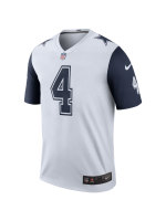 Men's Dallas Cowboys Dak Prescott Nike White Color Rush Legend Player Jersey