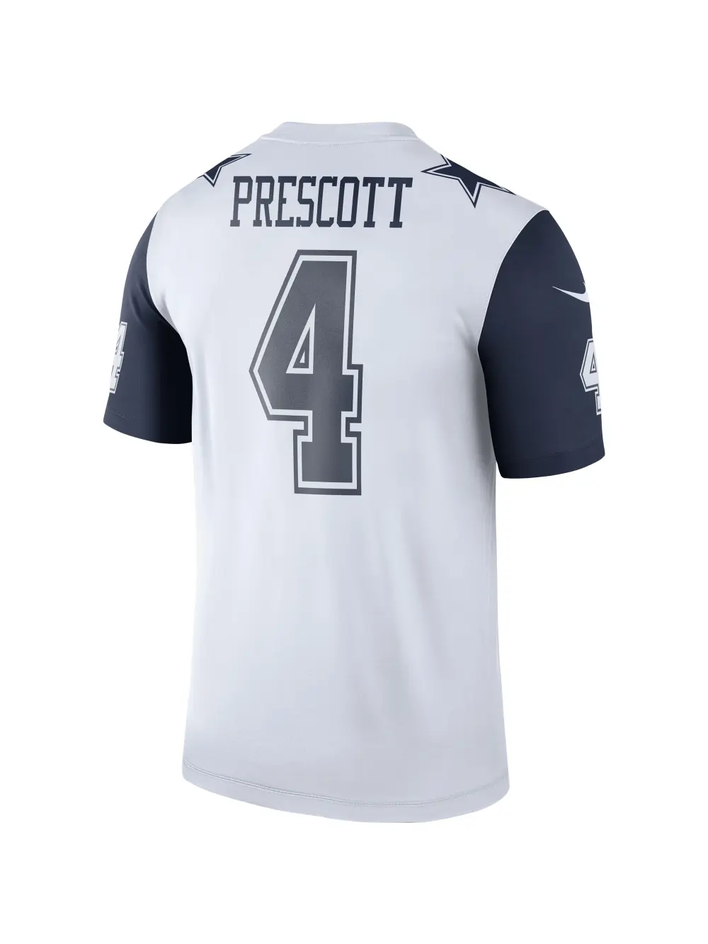 Men's Dallas Cowboys Dak Prescott Nike White Color Rush Legend Player Jersey