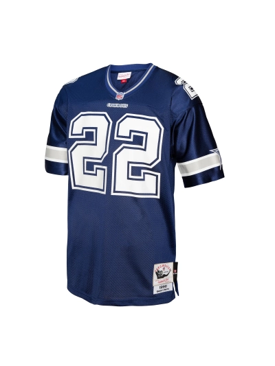 Men's Dallas Cowboys Emmitt Smith Mitchell & Ness Navy Legacy Replica Jersey 02