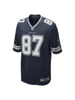 Men's Dallas Cowboys Jake Ferguson Nike Navy Game Jersey