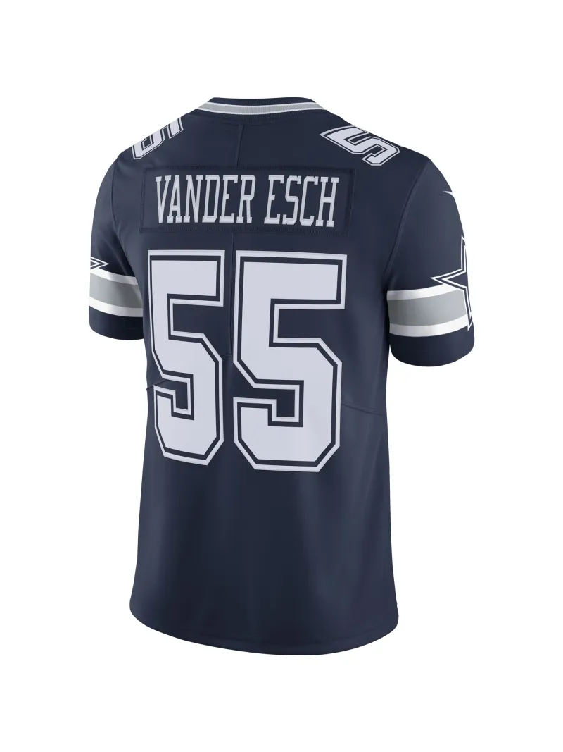 Men's Dallas Cowboys Leighton Vander Esch Nike Navy Vapor Limited Player Jersey