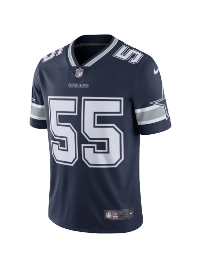 Men's Dallas Cowboys Leighton Vander Esch Nike Navy Vapor Limited Player Jersey 02
