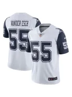 Men's Dallas Cowboys Leighton Vander Esch White Nike Color Rush Vapor Limited Jersey
