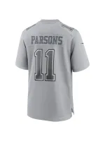 Men's Dallas Cowboys Micah Parsons Nike Gray Atmosphere Fashion Game Jersey