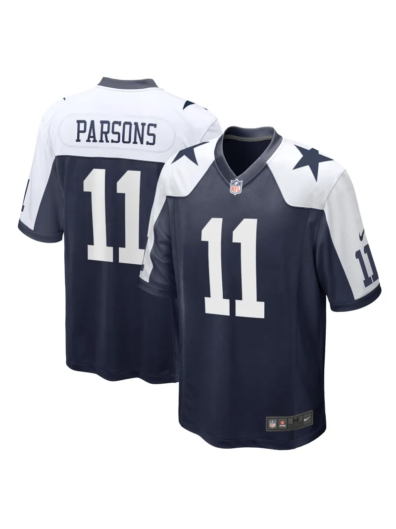 Men's Dallas Cowboys Micah Parsons Nike Navy Alternate Game Jersey