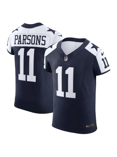 Men's Dallas Cowboys Micah Parsons Nike Navy Alternate Vapor F.U.S.E. Elite Jersey 01