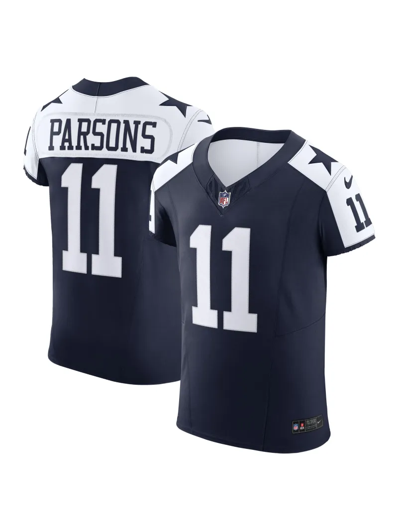 Men's Dallas Cowboys Micah Parsons Nike Navy Alternate Vapor F.U.S.E. Elite Jersey