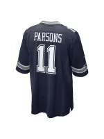 Men's Dallas Cowboys Micah Parsons Nike Navy Game Jersey