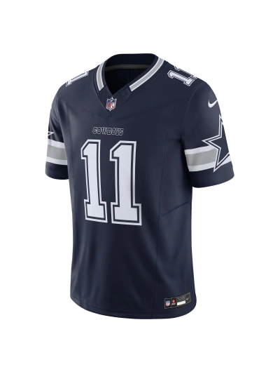 Men's Dallas Cowboys Micah Parsons Nike Navy Vapor F.U.S.E. Limited Jersey-Grey 11 02