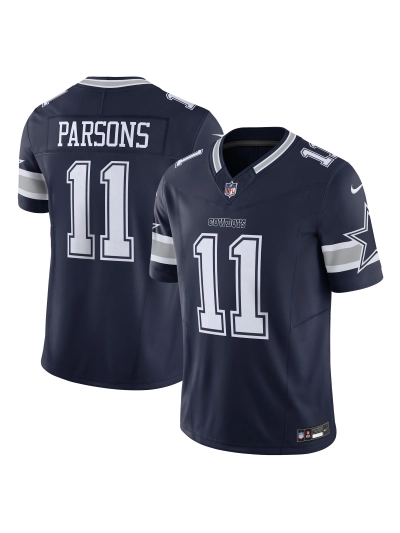 Men's Dallas Cowboys Micah Parsons Nike Navy Vapor F.U.S.E. Limited Jersey-Grey 11 01