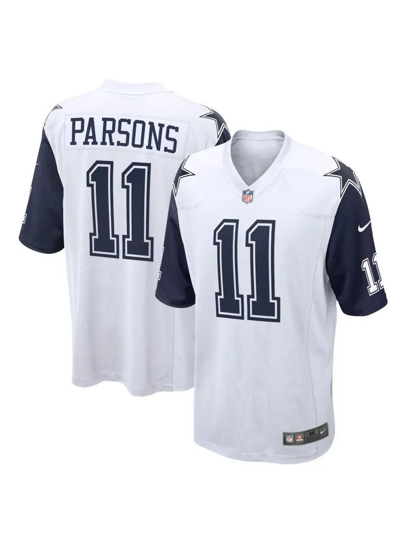 Men's Dallas Cowboys Micah Parsons Nike White Alternate Game Jersey