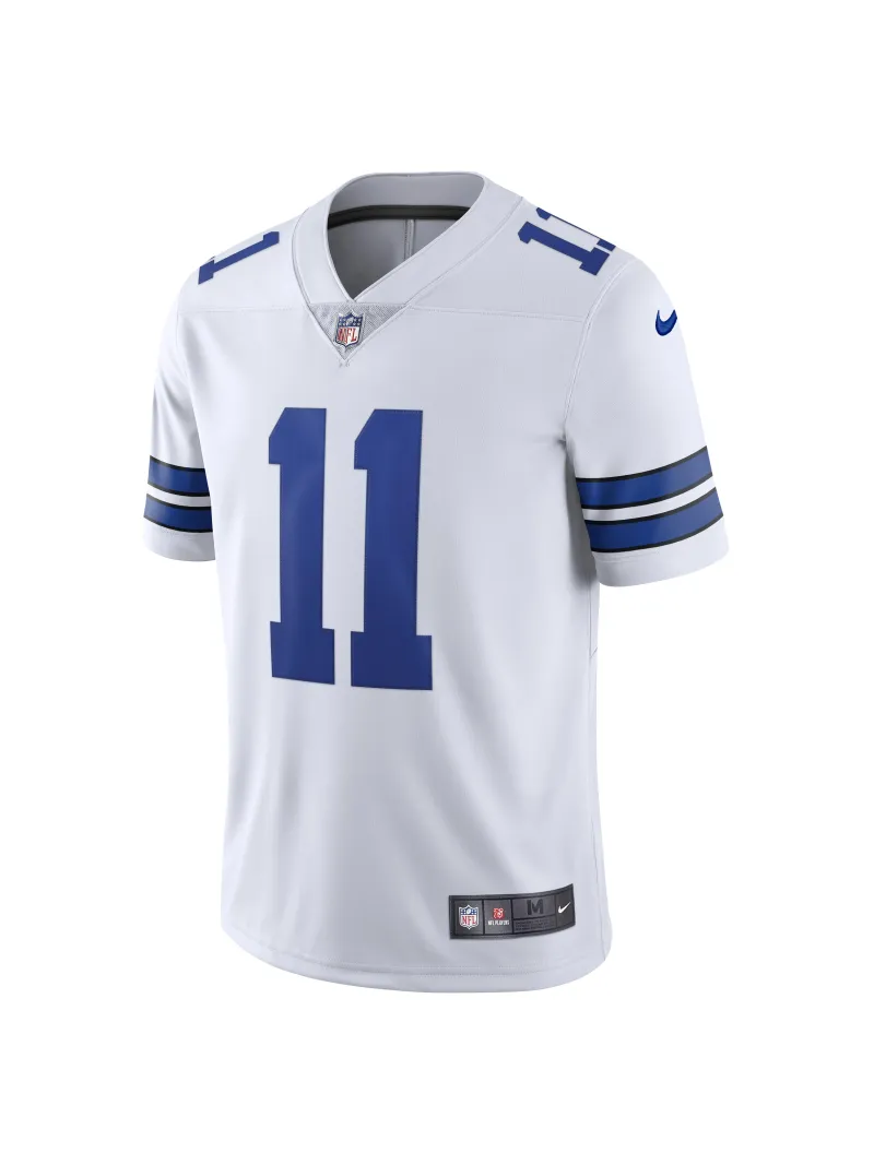 Men's Dallas Cowboys Micah Parsons Nike White Vapor F.U.S.E. Limited Jersey-Blue 11