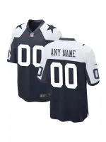Men's Dallas Cowboys Nike Navy Alternate Custom Game Jersey