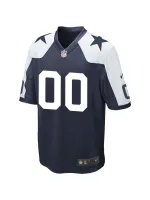 Men's Dallas Cowboys Nike Navy Alternate Custom Game Jersey