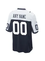 Men's Dallas Cowboys Nike Navy Alternate Custom Game Jersey