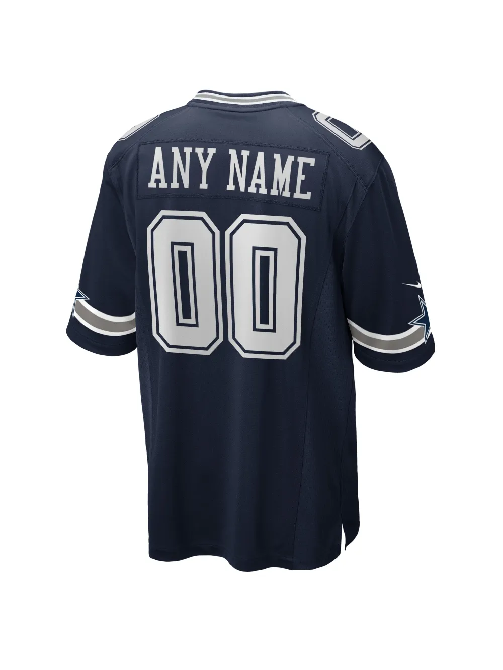 Men's Dallas Cowboys Nike Navy Custom Game Jersey