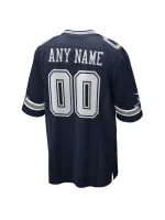 Men's Dallas Cowboys Nike Navy Custom Game Jersey