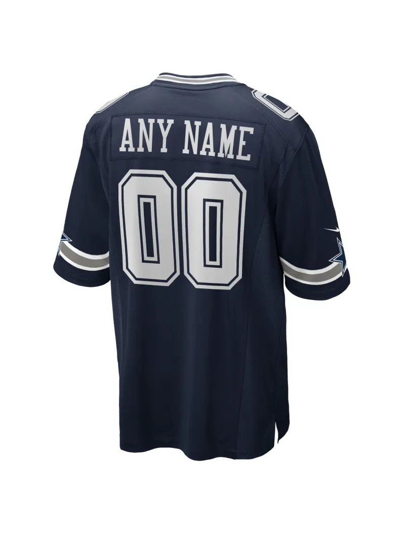Men's Dallas Cowboys Nike Navy Custom Game Jersey