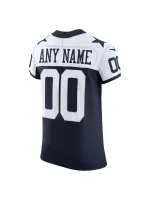 Men's Dallas Cowboys Nike Navy Vapor F.U.S.E. Elite Custom Jersey