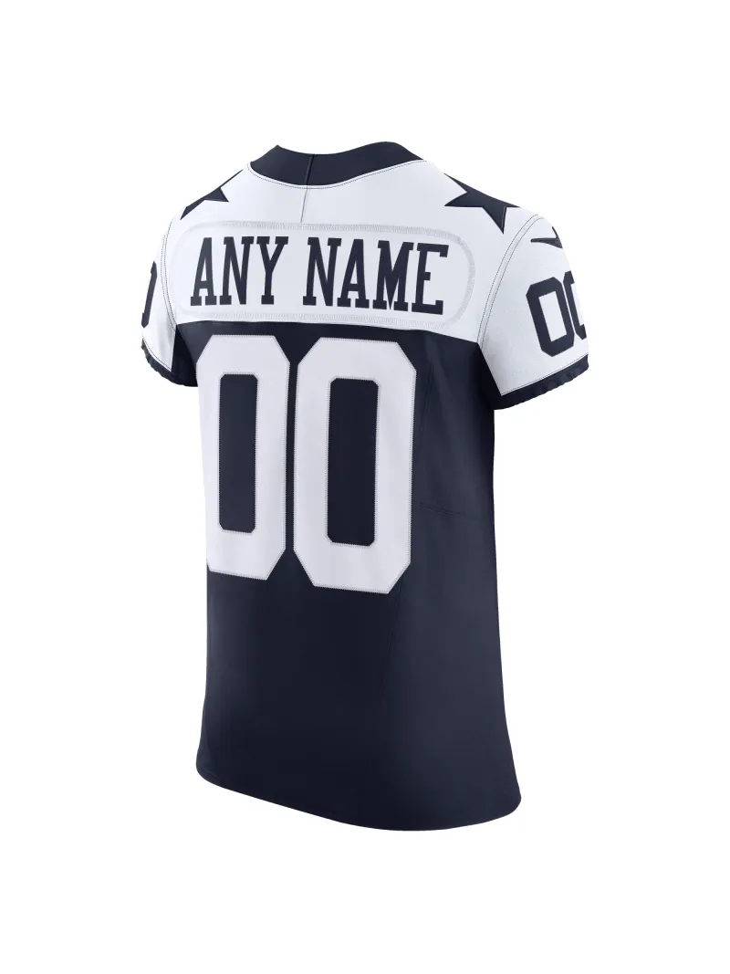 Men's Dallas Cowboys Nike Navy Vapor F.U.S.E. Elite Custom Jersey