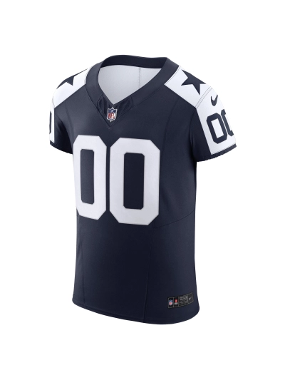 Men's Dallas Cowboys Nike Navy Vapor F.U.S.E. Elite Custom Jersey 02