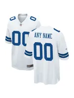 Men's Dallas Cowboys Nike White Custom Game Jersey