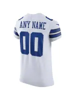 Men's Dallas Cowboys Nike White Vapor F.U.S.E. Elite Custom Jersey