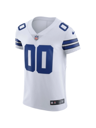 Men's Dallas Cowboys Nike White Vapor F.U.S.E. Elite Custom Jersey 02