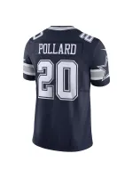 Men's Dallas Cowboys Tony Pollard Nike Navy Vapor F.U.S.E. Limited Jersey