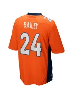 Men's Denver Broncos Champion Bailey Nike Orange Game Retired Player Jersey