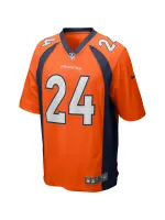 Men's Denver Broncos Champion Bailey Nike Orange Game Retired Player Jersey