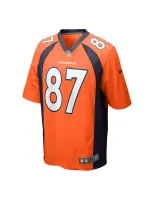 Men's Denver Broncos Ed McCaffrey Nike Orange Game Retired Jersey