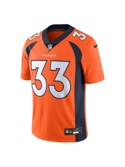Men's Denver Broncos Javonte Williams Nike Orange Vapor Untouchable Limited Edition Jersey 02