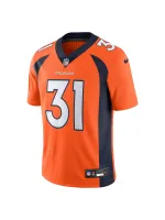 Men's Denver Broncos Justin Simmons Nike Orange Vapor Untouchable Limited Edition Jersey