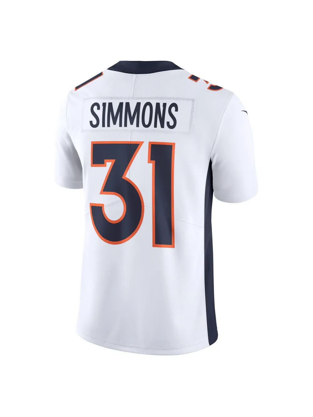Men's Denver Broncos Justin Simmons Nike White Vapor Untouchable Limited Edition Jersey