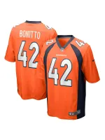 Men's Denver Broncos Nik Bonitto Nike Orange Gamer Jersey