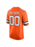 Men's Denver Broncos Nike Orange Alternate Custom Game Jersey