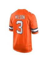 Men's Denver Broncos Russell Wilson Nike Orange Alternate Game Jersey