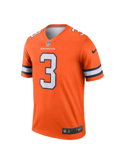 Men's Denver Broncos Russell Wilson Nike Orange Alternate Legends Jersey 02