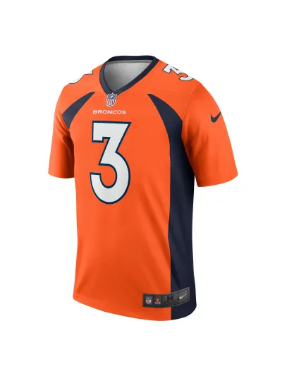 Men's Denver Broncos Russell Wilson Nike Orange Legends Jersey 02