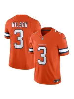 Men's Denver Broncos Russell Wilson Nike Orange Vapor FUSE Limited Jersey