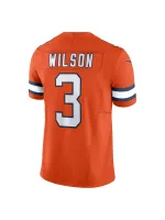 Men's Denver Broncos Russell Wilson Nike Orange Vapor FUSE Limited Jersey