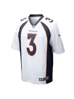 Men's Denver Broncos Russell Wilson Nike White Game Jersey