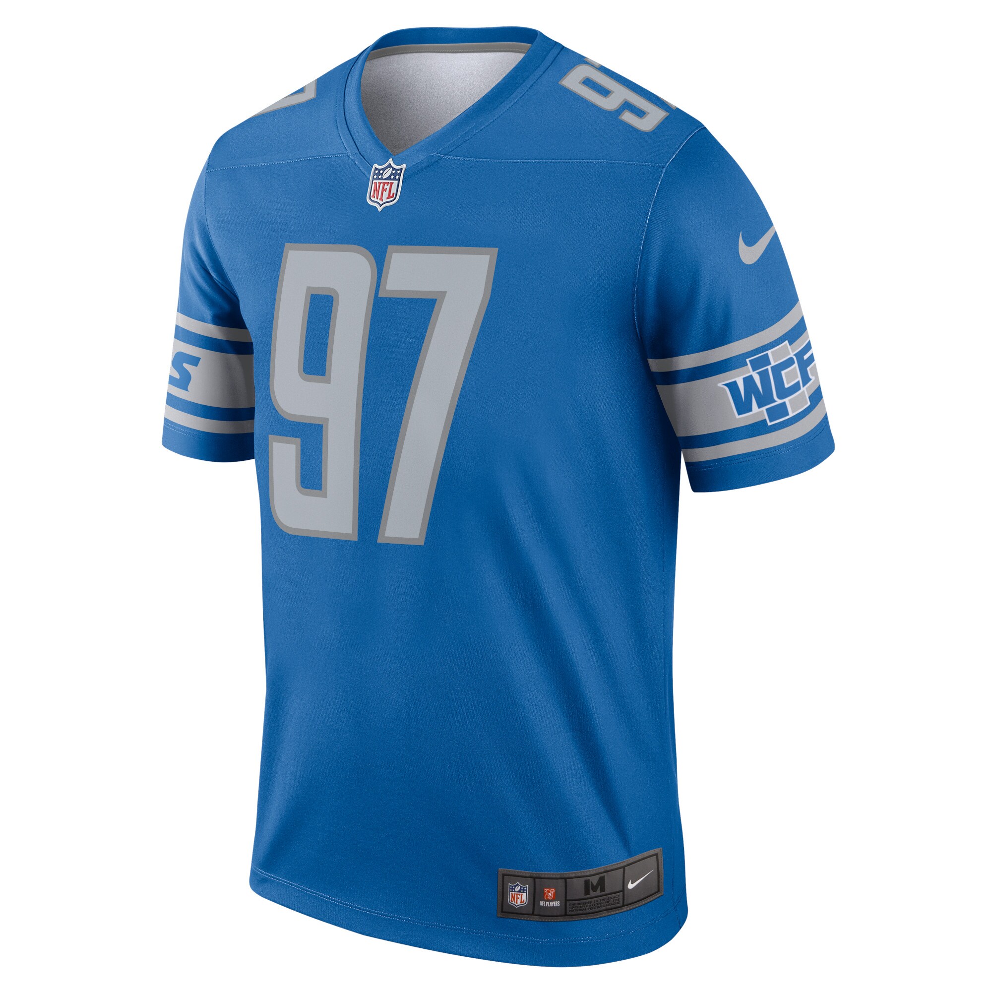 Men's Detroit Lions Aidan Hutchinson Nike Blue Legends Jersey