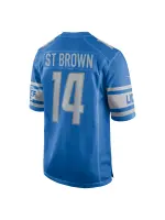 Men's Detroit Lions Amon La St. Brown Nike Blue Jersey