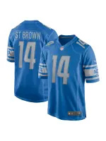Men's Detroit Lions Amon La St. Brown Nike Blue Jersey
