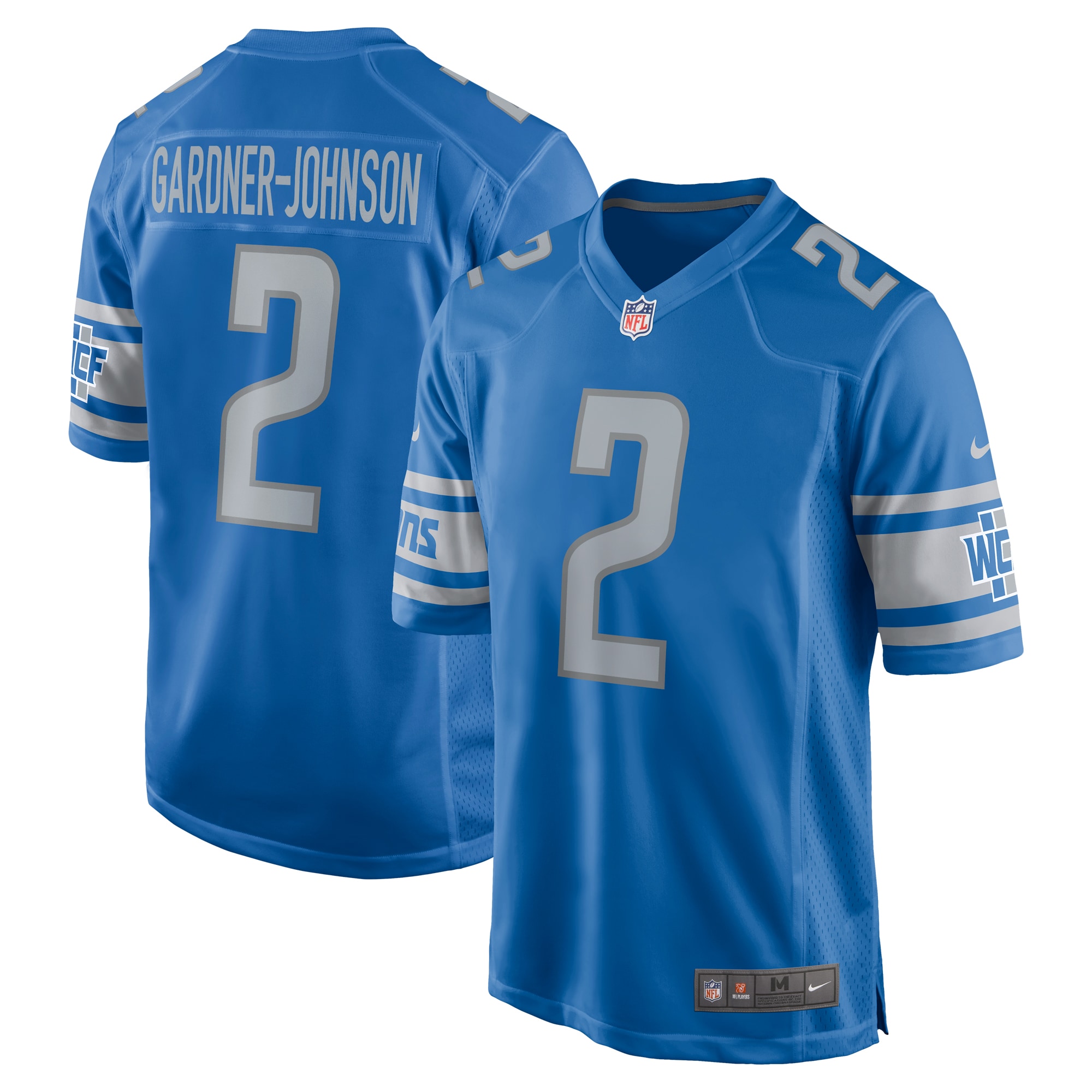 Men's Detroit Lions Chauncey Gardner-Johnson Nike Blue Player Jersey