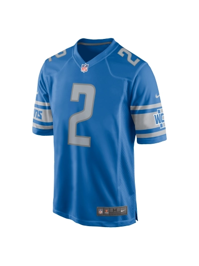 Men's Detroit Lions Chauncey Gardner-Johnson Nike Blue Player Jersey 02