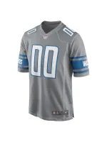 Men's Detroit Lions Nike Gray Alternate Custom Game Jersey
